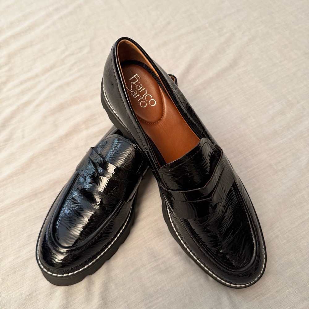 Franco Sarto Balin Womens Slip on Loafers Size 10M
